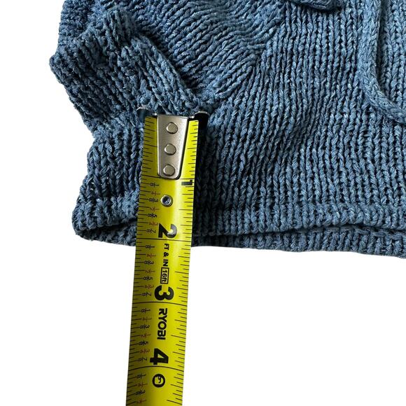 The Native One Blue Knit Drawstring Shorts Women Size Small | 44-23 - Picture 6 of 6